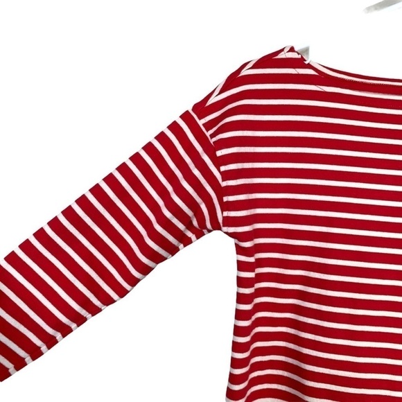 Vineyard Vines Red Off White Stripe Shirt Size Extra Small XS - Picture 5 of 15